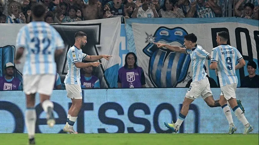 Racing le ganó a Boca por dos a cero y se recuperó de la derrota de la fecha pasada