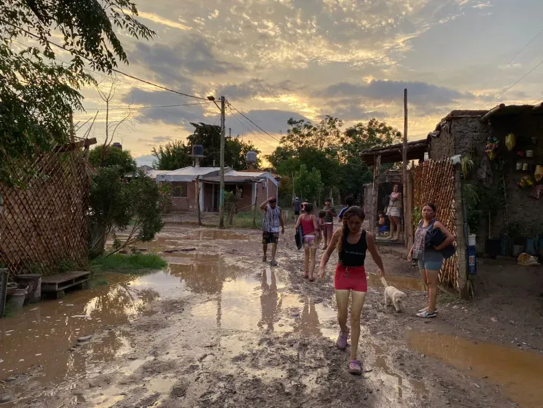 Albardón y Ullum, los más afectados por las lluvias con familias evacuadas y asistidas