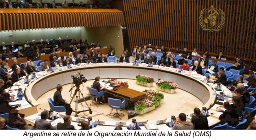 Retiro de organismos internacionales