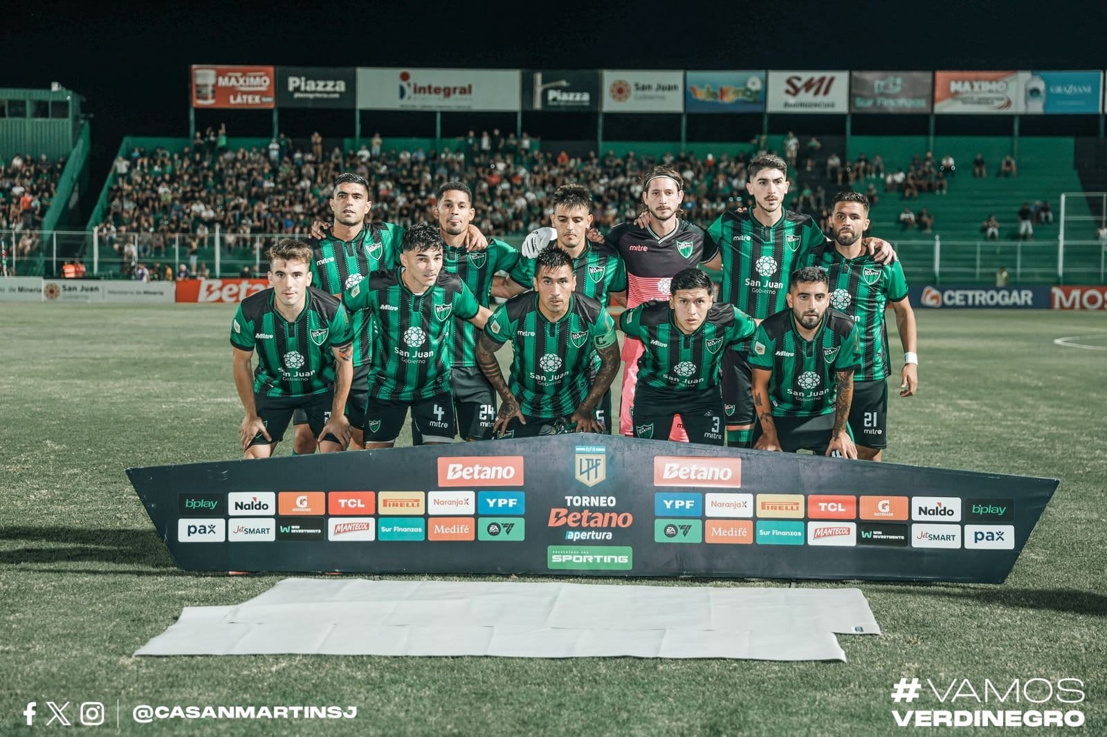 San Martín juega ante San Lorenzo