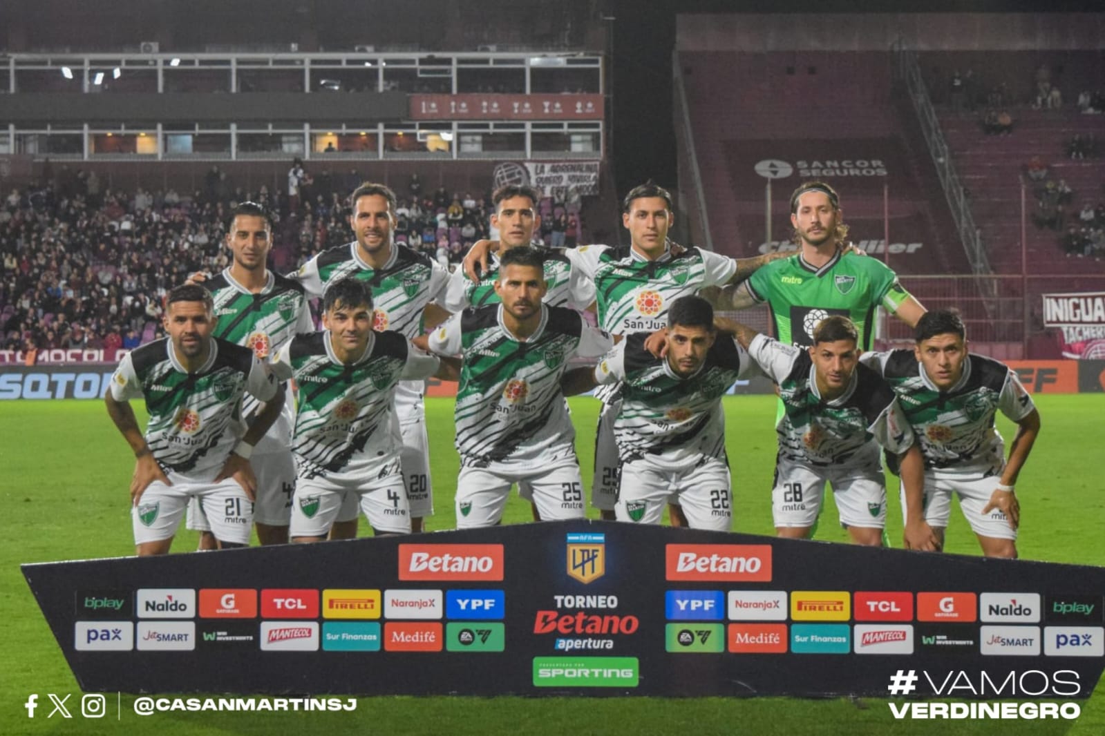 San Martin recibe a Aldosivi el domingo