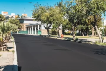 Avanza la repavimentación de Avenida Libertador y se habilitó un nuevo tramo