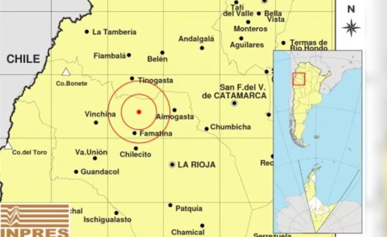 La Rioja sufrió un fuerte sismo de 5.5 y se sintió en San Juan