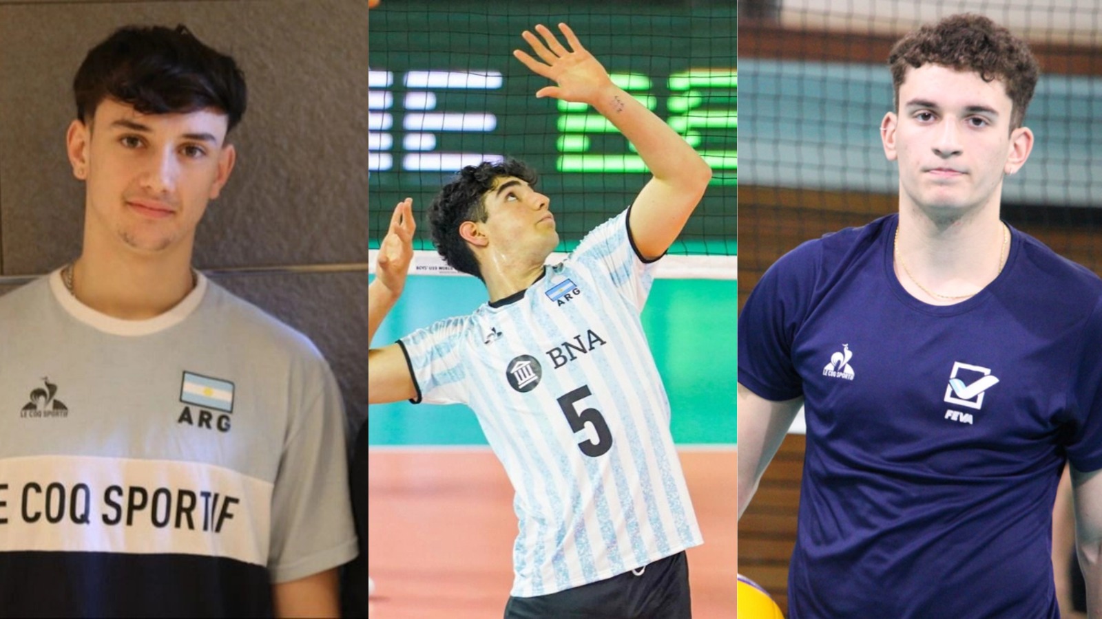 Tres sanjuaninos al Mundial U21 de voley