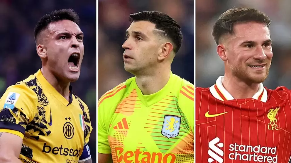 Lautaro Martínez, Alexis Mac Allister y Dibu Martínez son los argentinos nominados a la gala del Balón de Oro