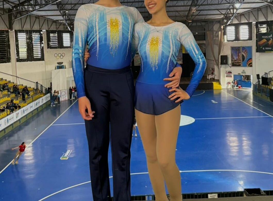 San Juan sumó una medalla de oro y otra de plata en el Sudamericano de Patinaje Artístico 