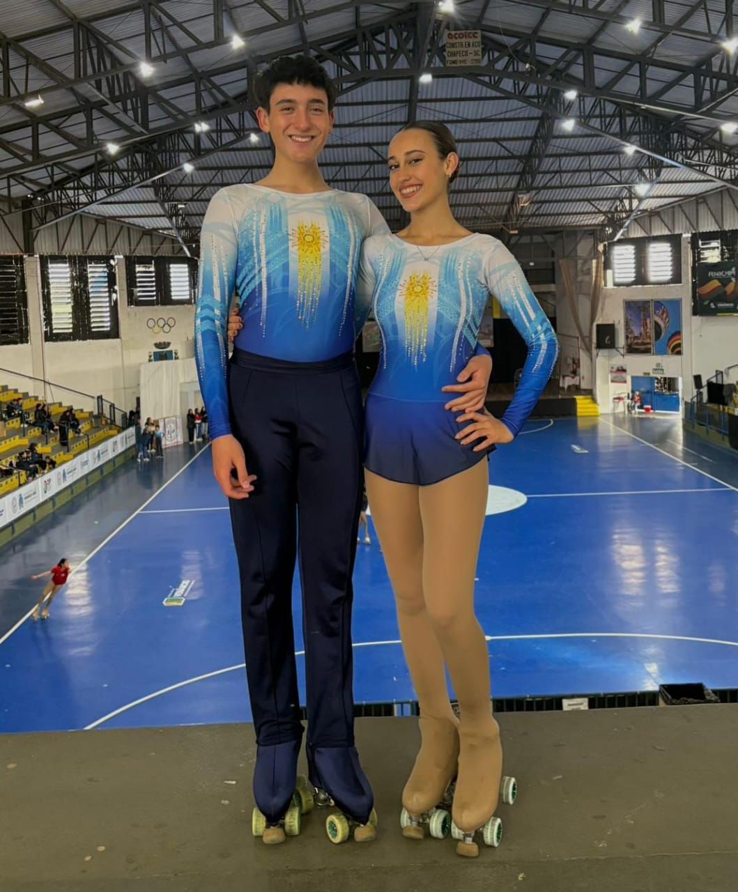 San Juan sumó una medalla de oro y otra de plata en el Sudamericano de Patinaje Artístico 
