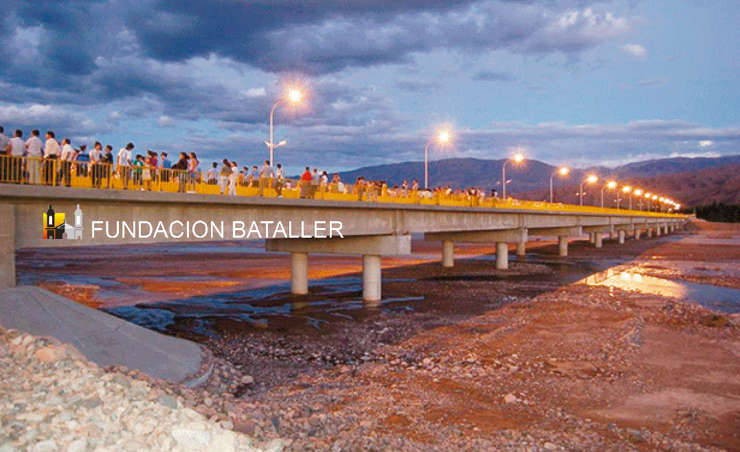 La inauguración del puente de Sorocayense, el primero con disipador de energía desarrollado en San Juan