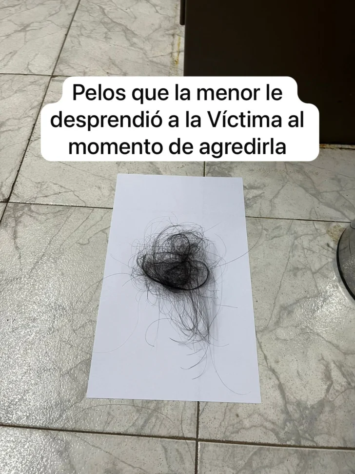 Salieron a la luz fotos, tras la agresión de una alumna y su madre a la directora de una escuela