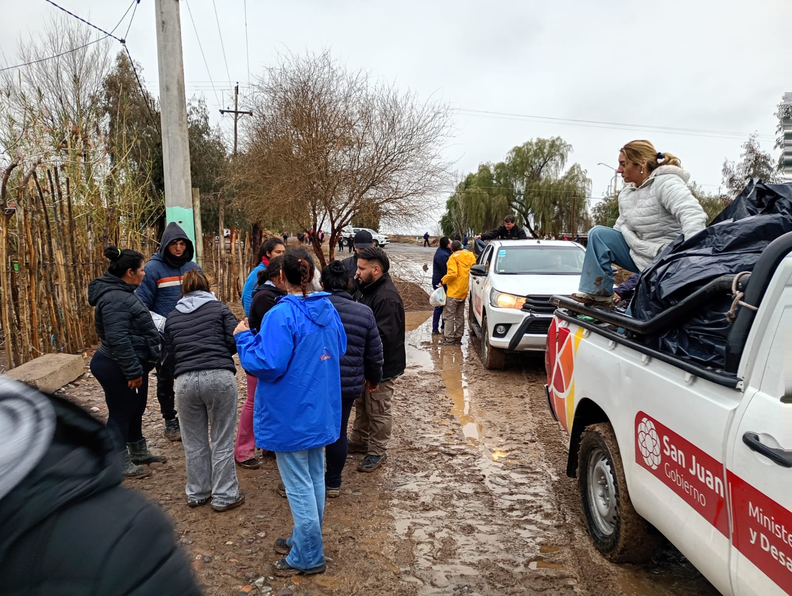 El día después de Santa Rosa: Más de 5 mil familias asistidas en San Juan por el fuerte temporal