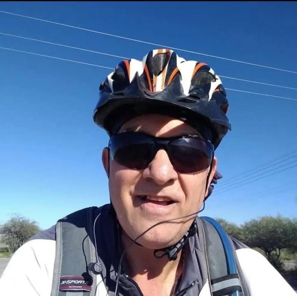 Identificaron al ciclista que murió en Ullum mientras bajaba con su bicicleta y perdió el control producto del fuerte viento