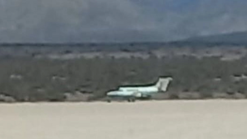Revuelo en Barreal por el aterrizaje de un avión estadounidense en inmediaciones del Radiotelescopio chino