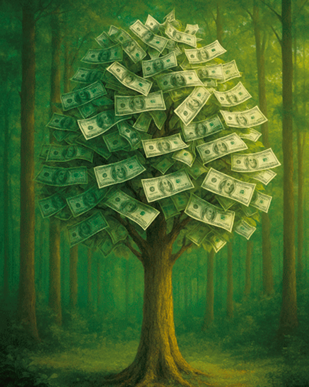 El árbol que tapa el bosque