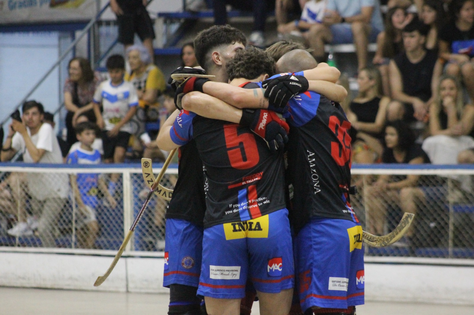 Hockey Sobre Patines: Hispano se adueñó del primer partido de la final