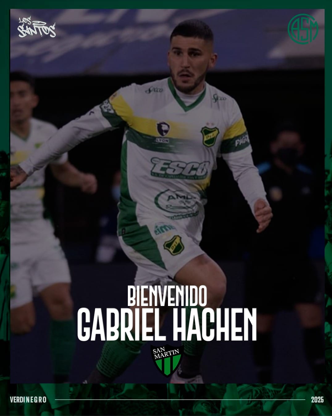 Buen pie para Concepción: Gabriel Hachen es nuevo refuerzo de San Martín