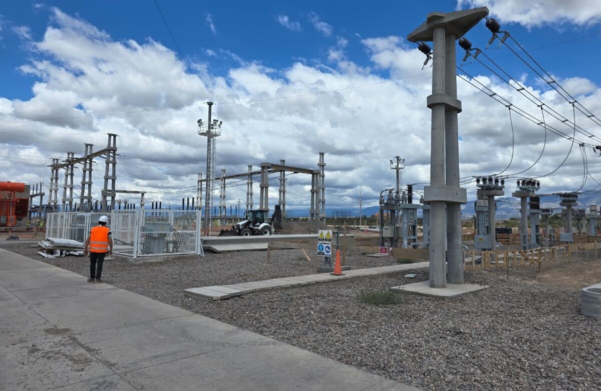 Comenzó a operar la Estación Transformadora San Juan Sur y refuerza el sistema eléctrico del sur provincial