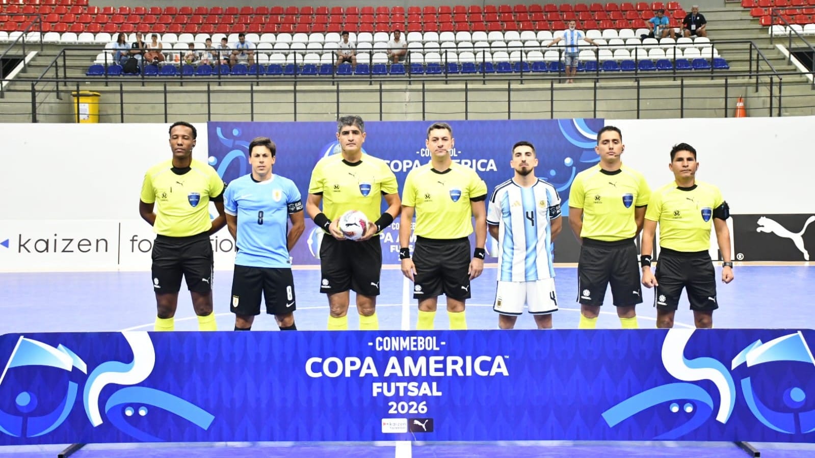 Argentina y Uruguay empataron en la Copa América de Futsal