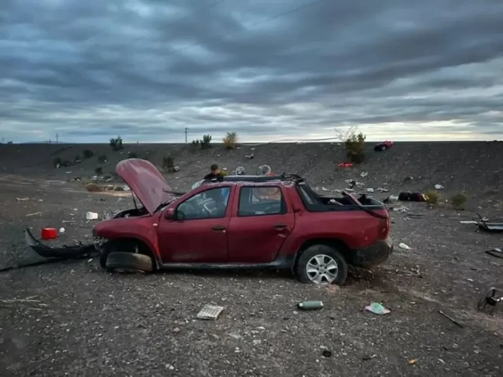 Tragedia en Ruta 40: una mujer murió tras el vuelco de una camioneta cerca de Jáchal