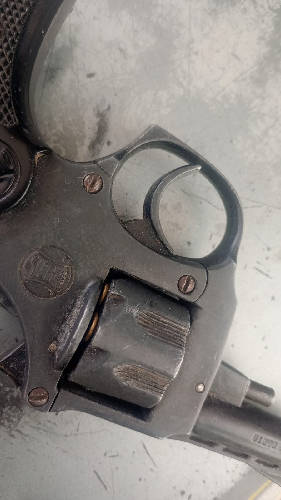Intentó esconder un arma en sus genitales, pero lo detuvieron