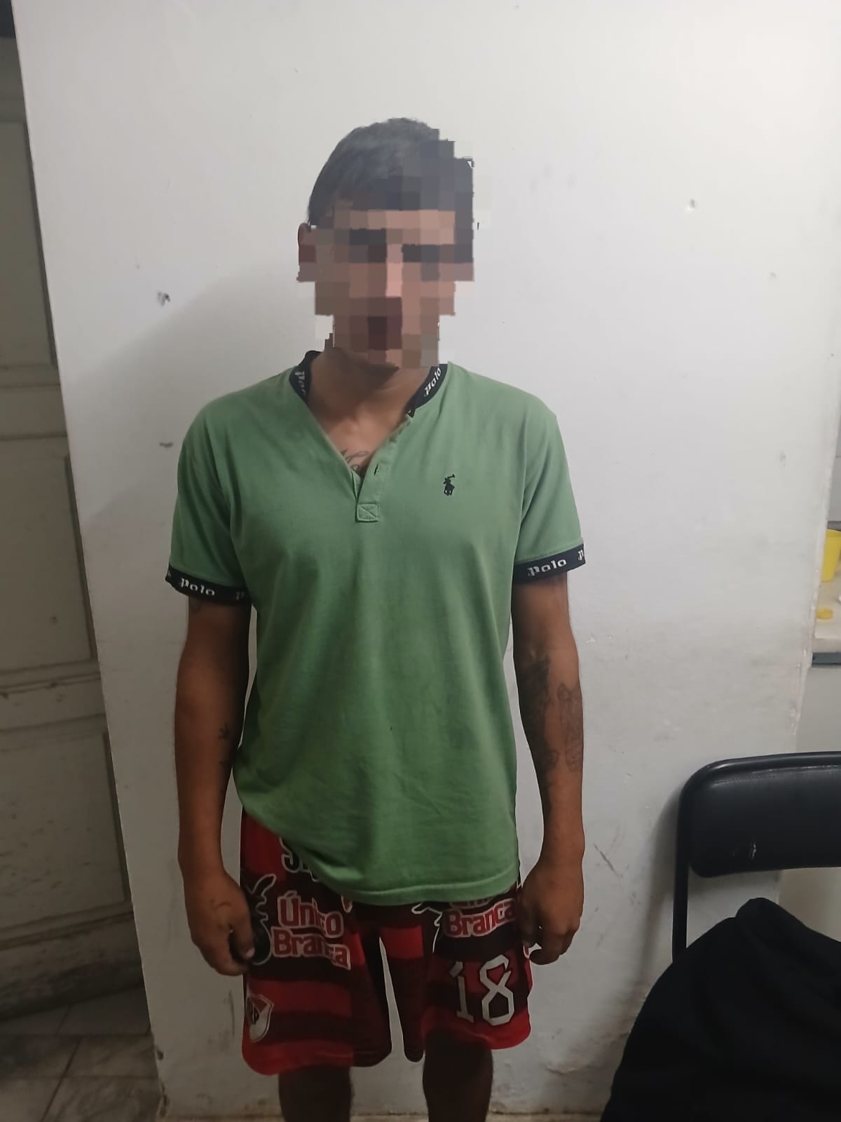 Santa Lucía: detenido por herir con una punta a otro hombre