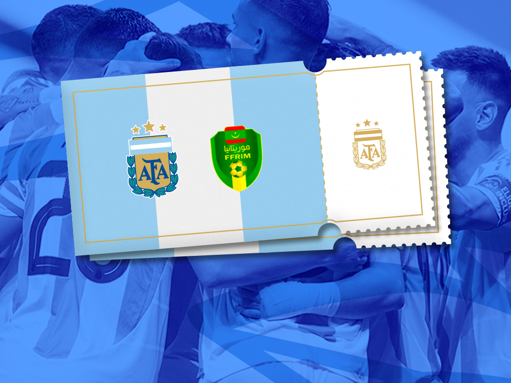 Entradas a la venta para ver a Argentina en La Bombonera