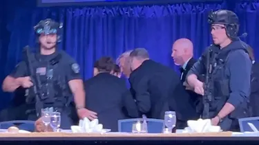Hubo tiroteo en la cena de corresponsales en Casa Blanca: Trump ileso, un agente baleado
