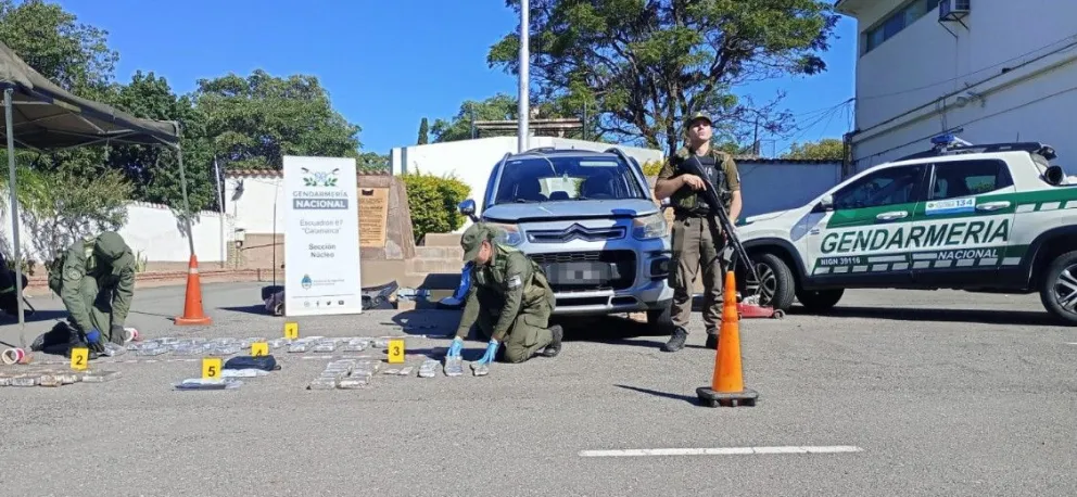 Detuvieron un auto con más de 39 kilos de cocaína en un control sobre Ruta 38