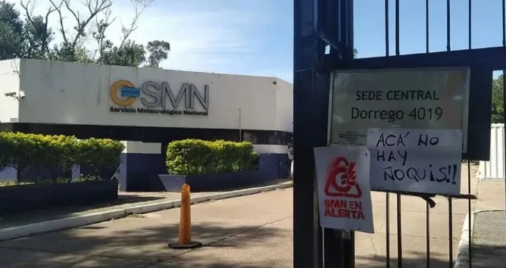 Inédita medida de fuerza: habrá apagón del Servicio Meteorológico Nacional y no habrá pronóstico este viernes