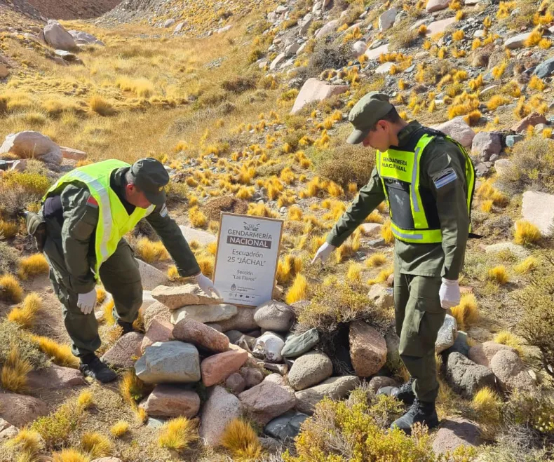 Impactante hallazgo en plena cordillera sanjuanina, restos óseos y 8 vainas servidas 