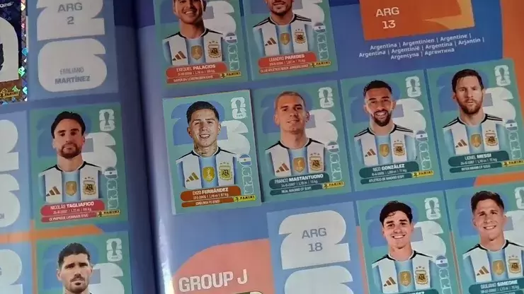 El único jugador de la Selección Argentina con el que falló PANINI en el álbum de figuritas y no estará en el Mundial 2026