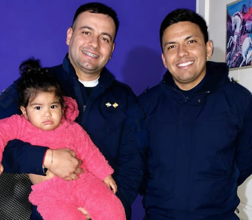 Caucete: Policías reaccionaron a tiempo y salvaron a una bebé que no respiraba