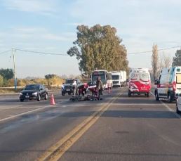 Ruta 20: hubo dos siniestros viales que originaron demoras en el tránsito