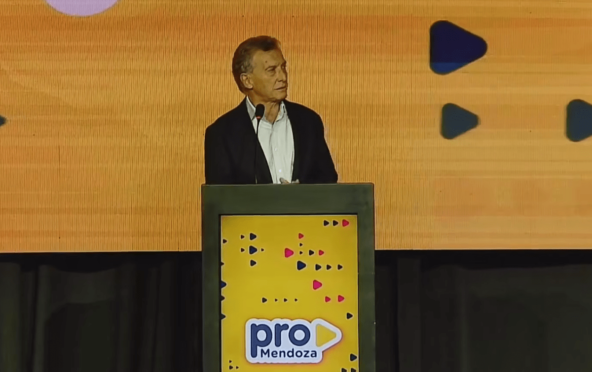 Macri elogió a Orrego durante el lanzamiento de una gira nacional del PRO en Mendoza