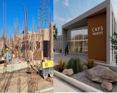 Paraje Difunta Correa: avanza la construcción del centro de salud