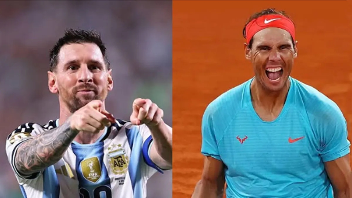 La reacción de Rafa Nadal al enterarse de que Lionel Messi lo considera una inspiración
