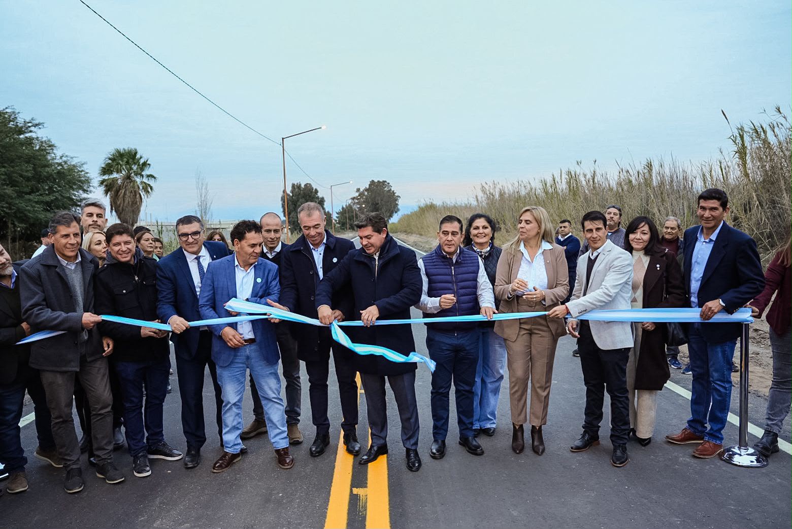 Angaco y San Martín mejoran conectividad vial