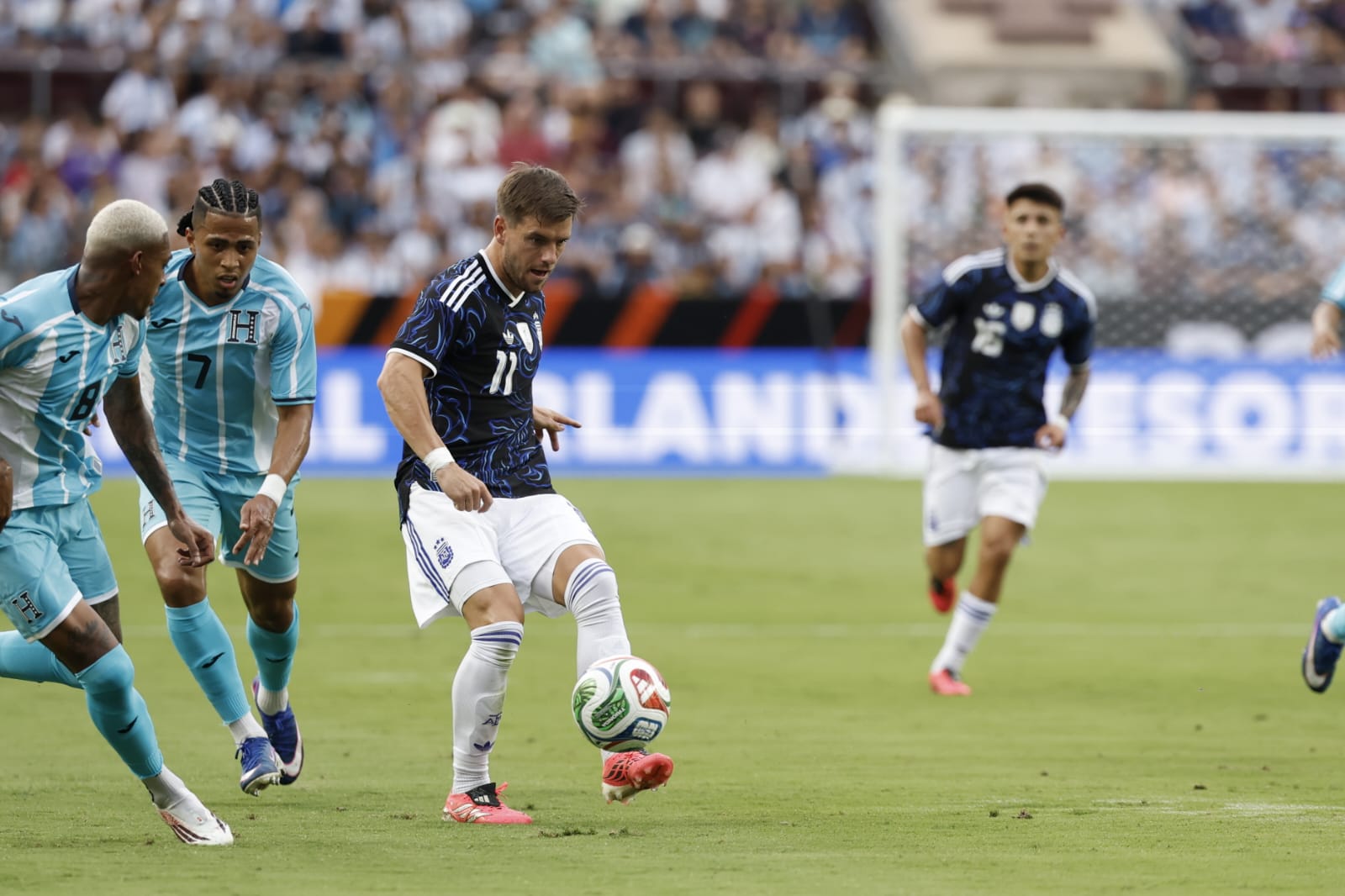 Argentina venció a Honduras previo al Mundial