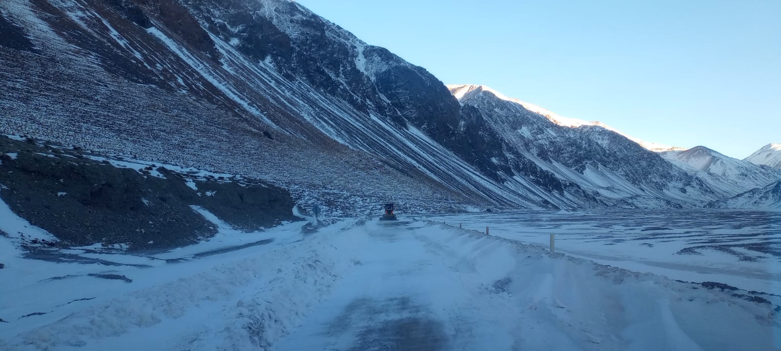 Vialidad realiza tareas de mantenimiento en el corredor internacional  RN150