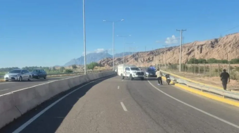 Identificaron al motociclista que encontraron sin vida en Ullum