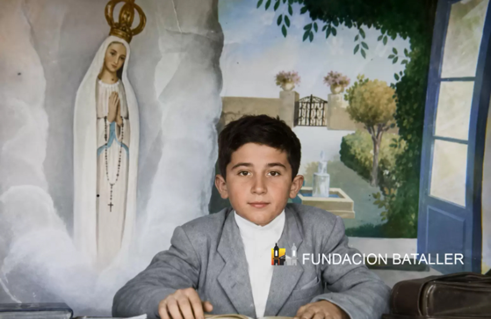 El padre Paquito, cuando llegó de España