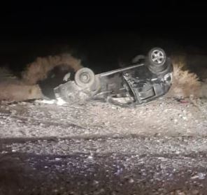 Ruta 150 vuelco