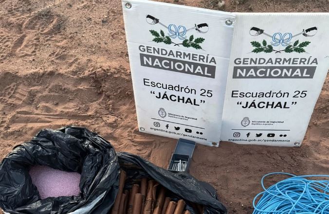Explosivos en Ruta 150