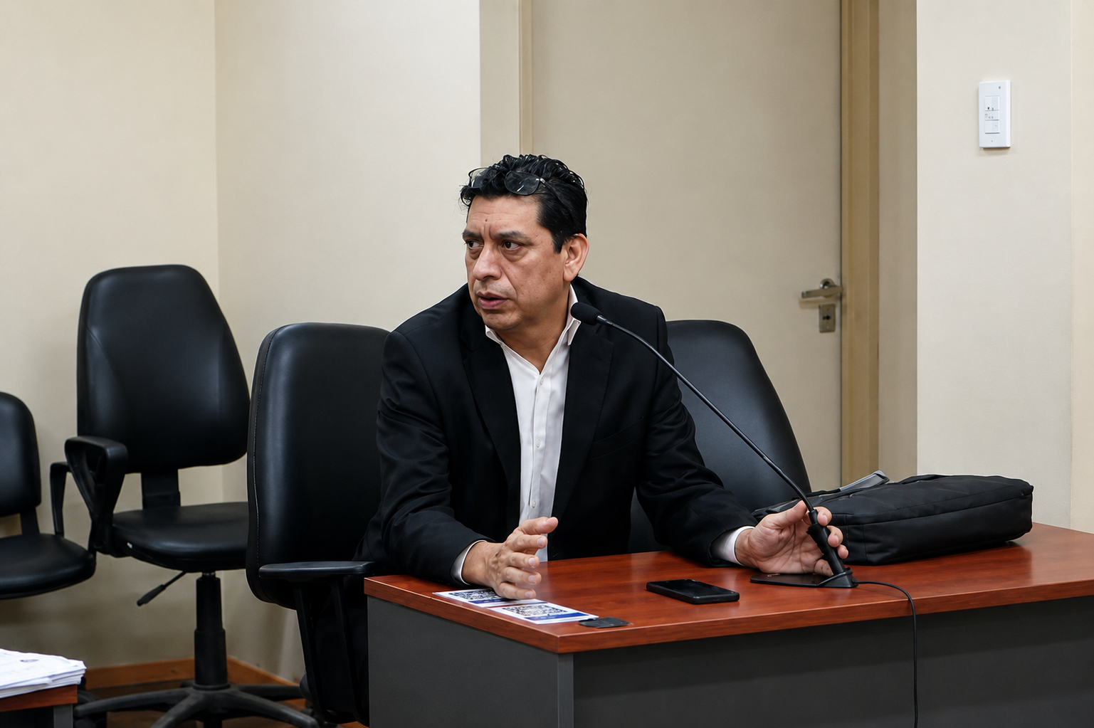 «Soy inocente»: De la Fuente se defendió ante el tribunal y quedó a la espera del veredicto