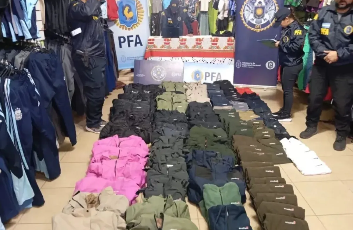 Cuatro allanamientos en San Juan por presunta falsificación de ropa con la marca Ansilta
