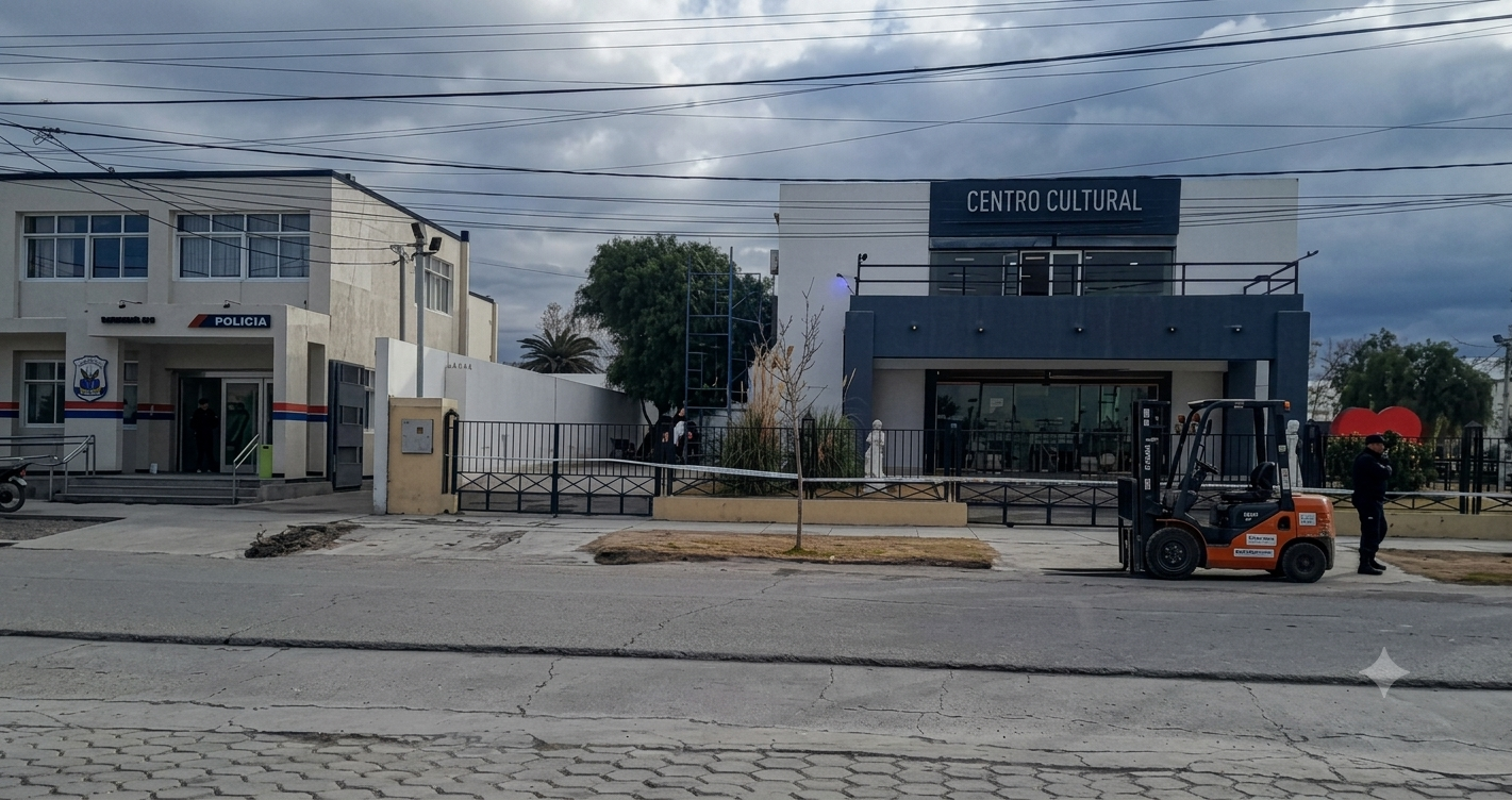 Evacuaron el Centro Cultural de Media Agua por una amenaza de bomba