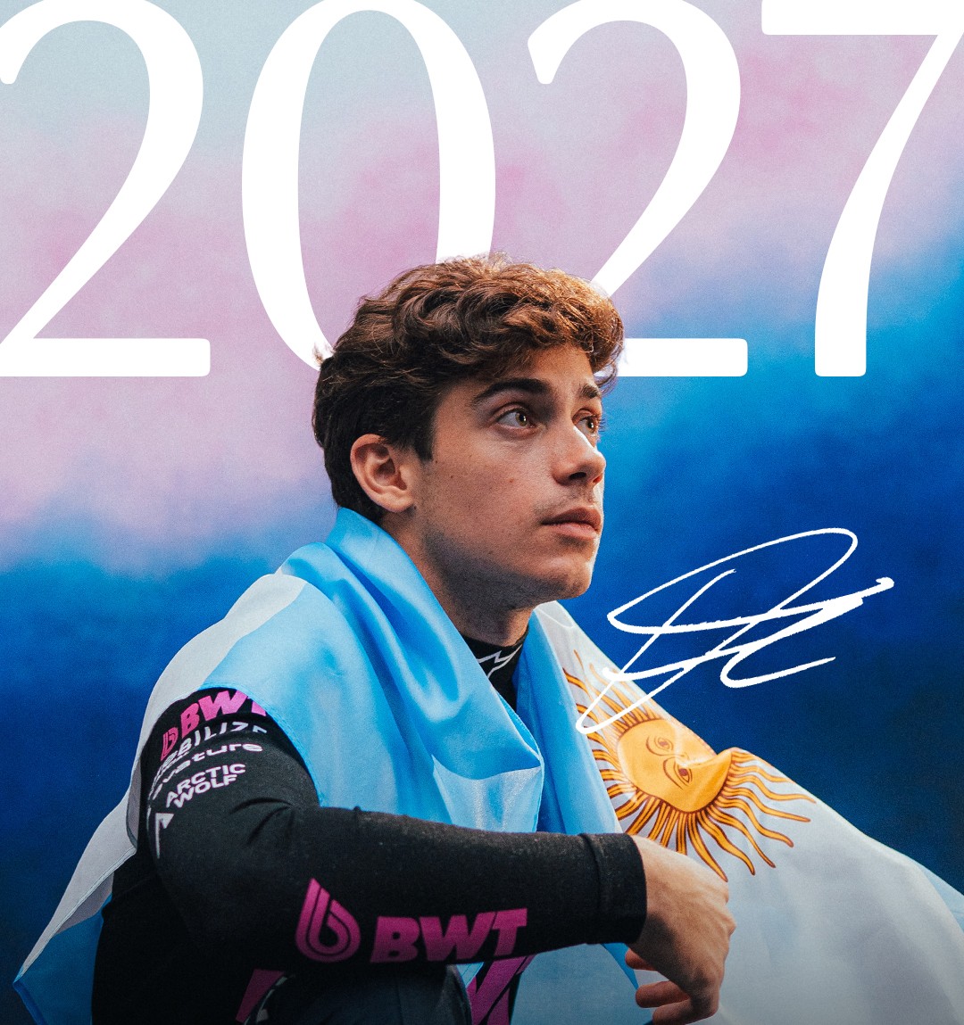 Franco Colapinto renovó con Alpine para la temporada 2027 de Fórmula 1