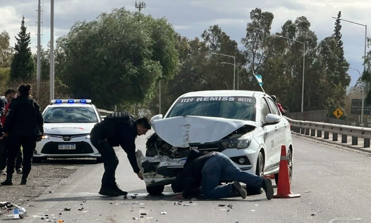 Choque en cadena en la Avenida de Circunvalación