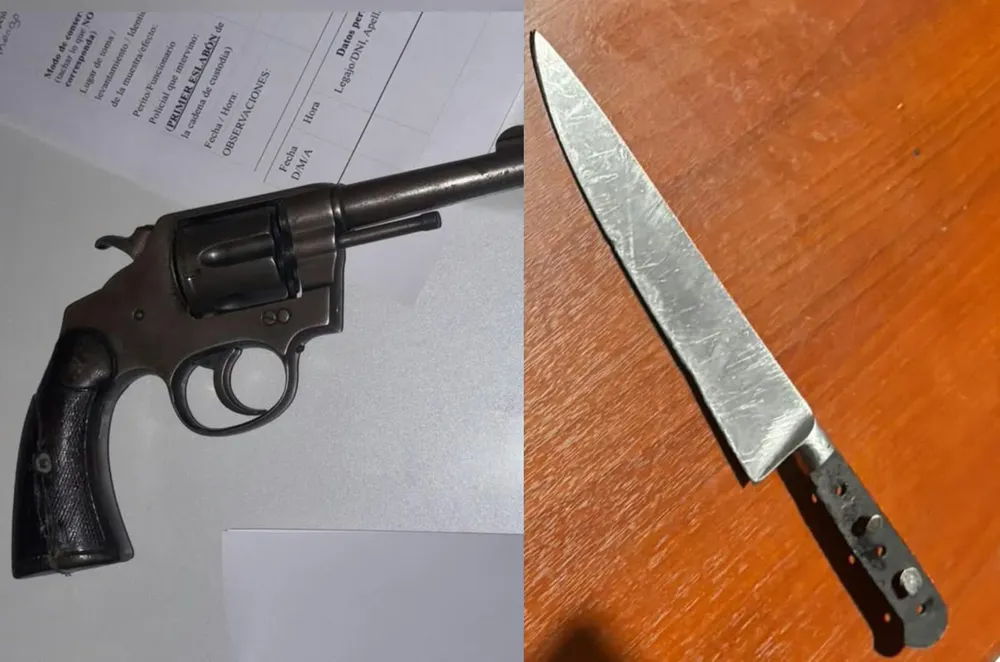Pelea entre hermanos terminó con un detenido y un arma secuestrada en Rawson