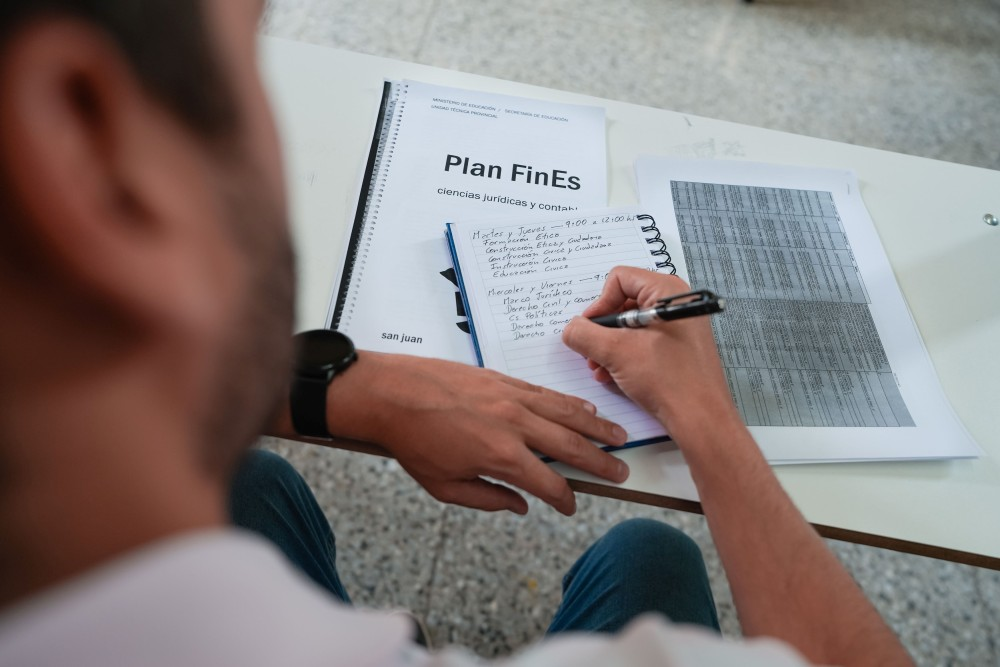 Plan FinEs en San Juan: ya está abierta la preinscripción para terminar la secundaria