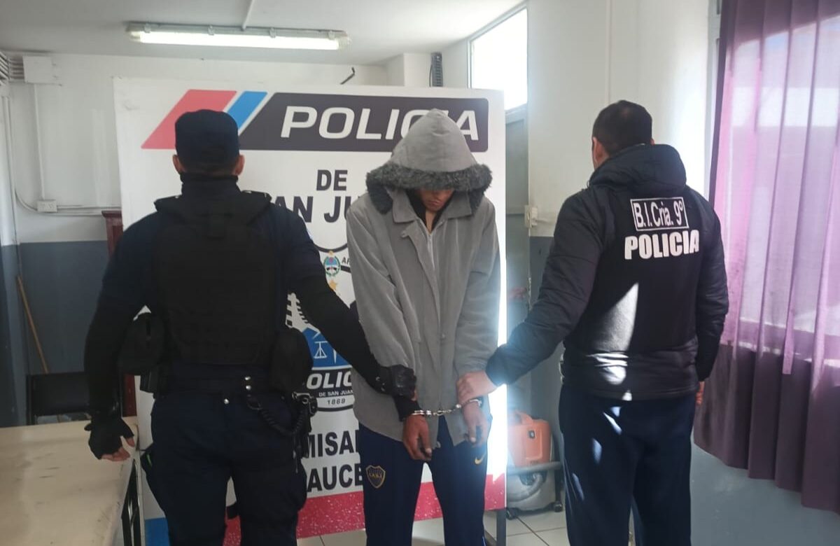 Cayó en Caucete un hombre buscado por varios robos